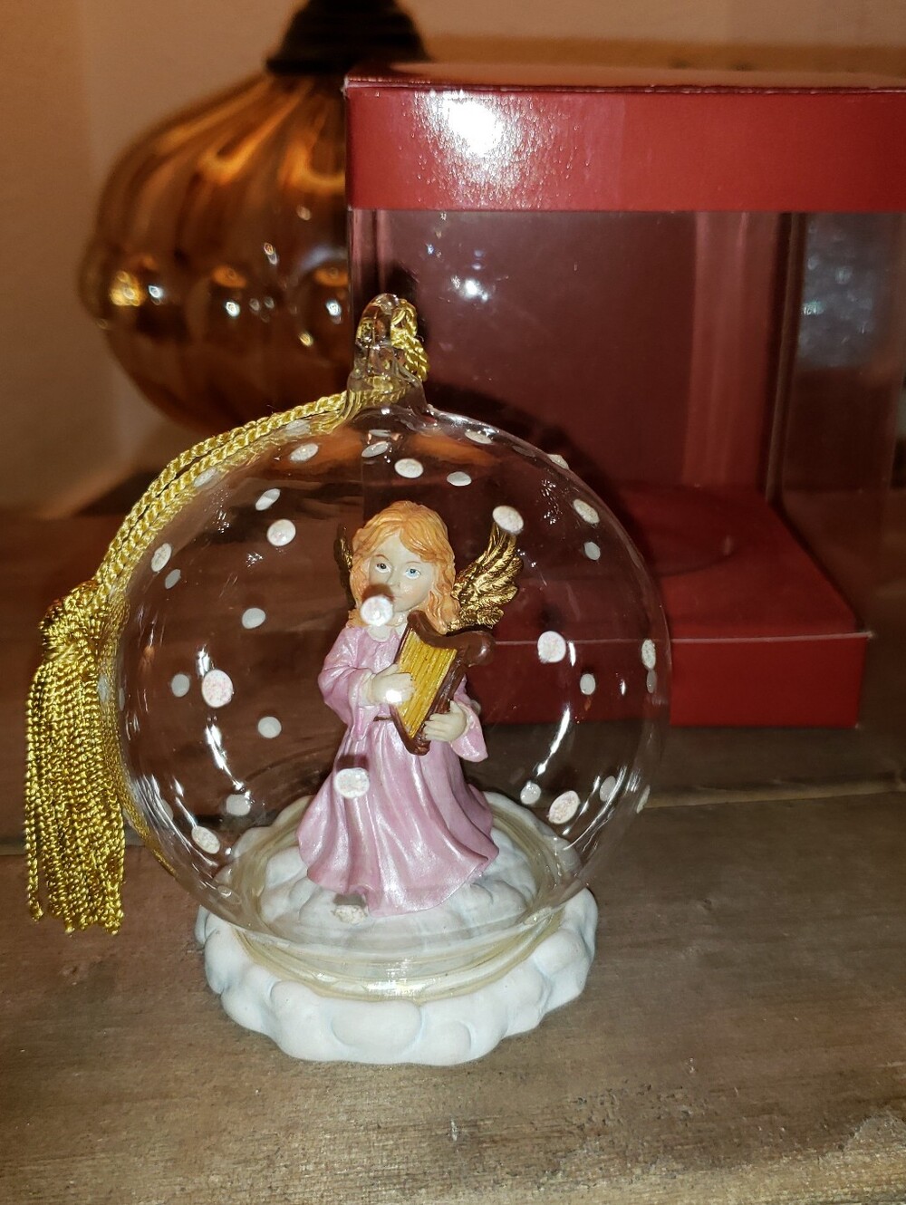 Gorham "Winter Follies" Angel Ornament "Crystal"